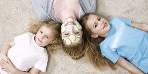 Mum face mask with children
