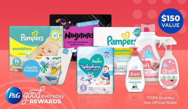 Enter to Win P&G's Baby Care Bundle worth $150!