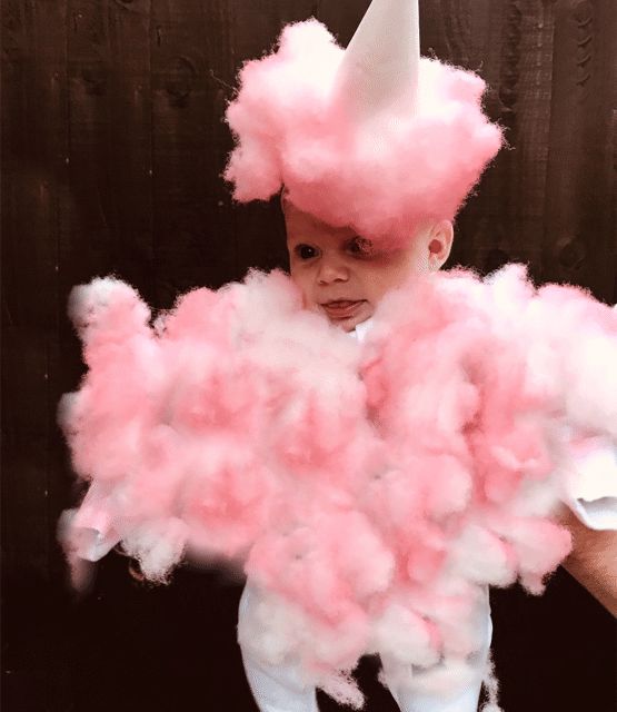 Indie dressed as Candy Floss