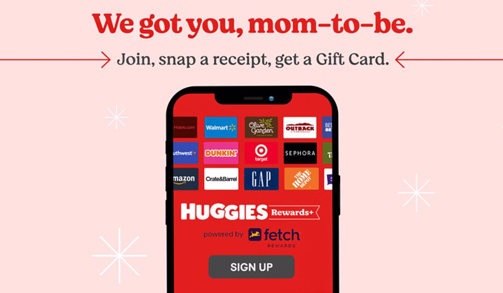 We got you, mom-to-be. Get a FREE gift card and turn receipts into rewards