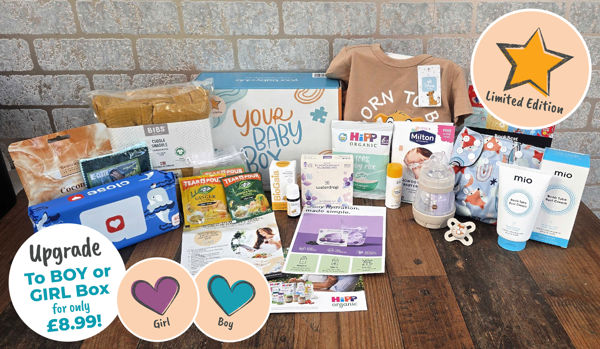 FREE limited edition baby box, worth over £70!