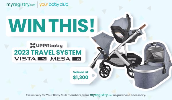 Exclusive! Win an Uppababy Travel System Worth $1300 with My Registry!