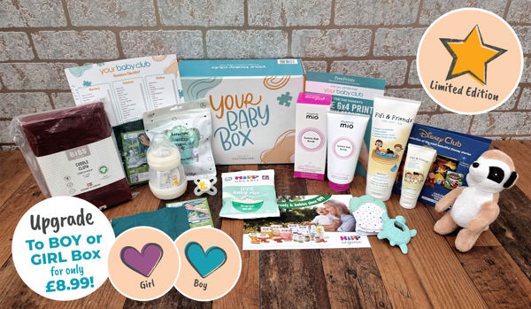 FREE limited edition baby box, worth over £70!