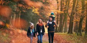 family-walking-along-autumn-woodland-path-with-father-carrying-son-on-picture-id1256257111.jpg
