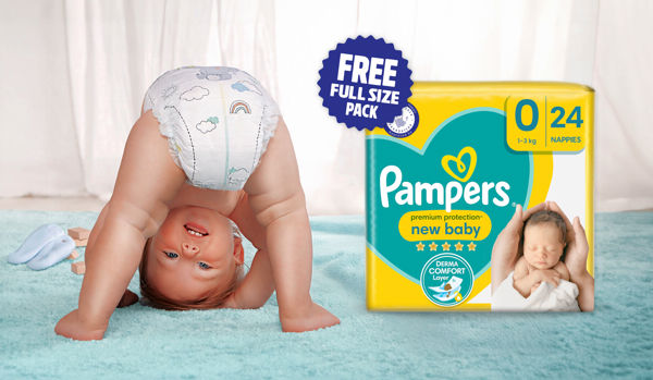 FREE full size pack of Pampers!