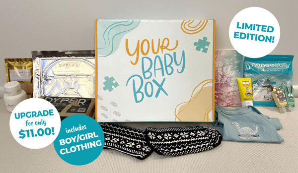 FREE limited edition baby box, worth over $80!