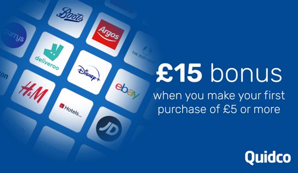 Free £15 Bonus for Shopping at Boots, Tesco, Mamas & Papas and more