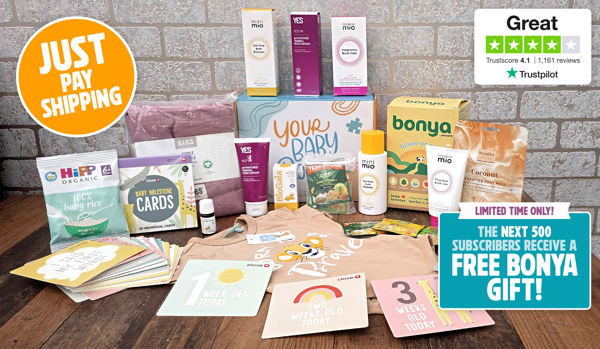 FREE limited edition baby box, worth over £70!