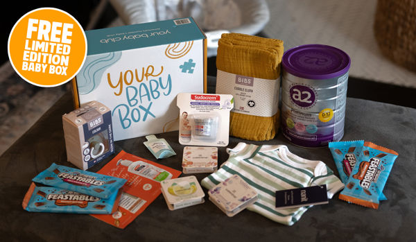 FREE limited edition baby box, worth over $90!