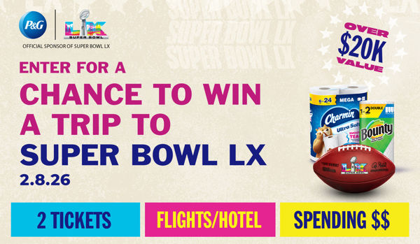 WIN a Trip to Super Bowl LX - Over $20,000 Value
