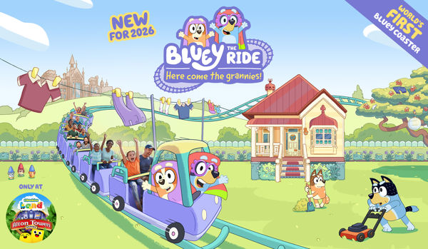 Bluey the Ride at Alton Towers - Opening 28th March!