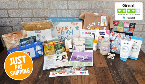 FREE limited edition baby box, worth over £70!