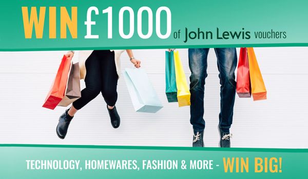 Win £1,000 Of John Lewis Vouchers!