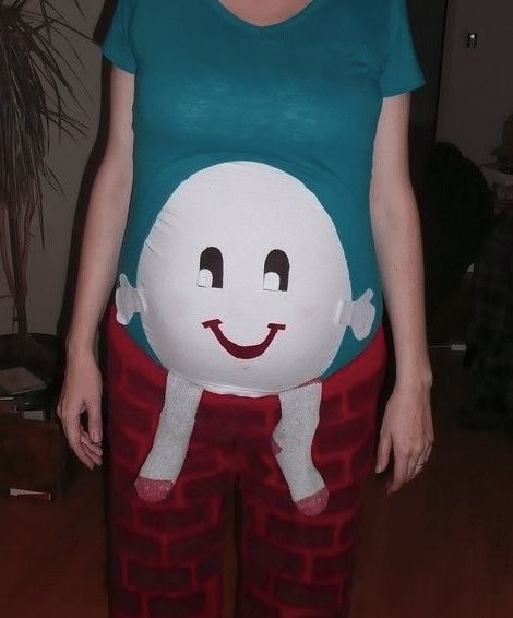 maternity pregnancy halloween costume humpty dumpty