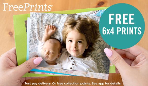 10 prints totally FREE with the FreePrints app!