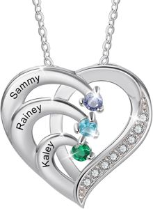 Custom Birthstone Heart Necklace Review