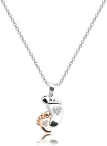Footprint Necklace for New Moms Review