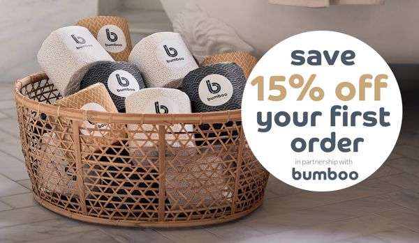Get 15% off eco-friendly toilet paper with Bumboo