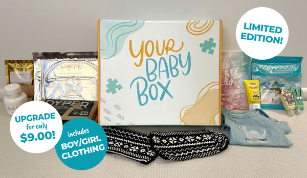 FREE limited edition baby box, worth over $90!