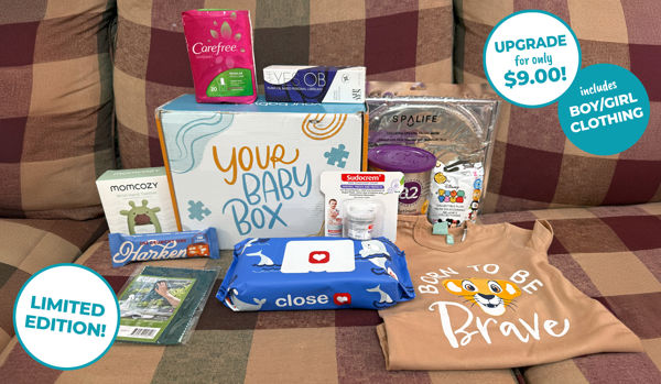 FREE limited edition baby box, worth over $90!