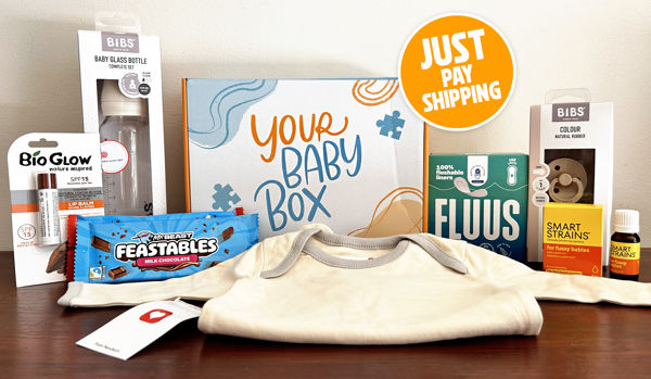 FREE limited edition baby box, worth over £70!