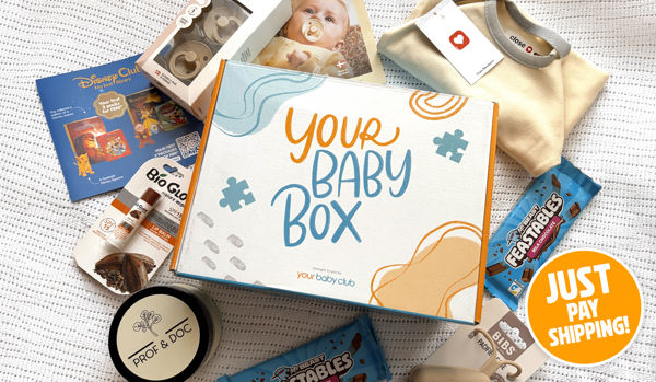 FREE limited edition baby box, worth over £70!