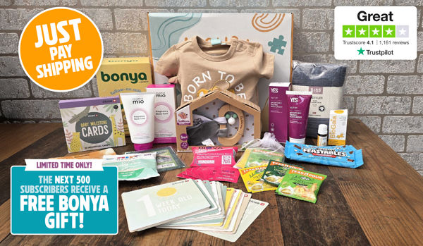 FREE limited edition baby box, worth over £70!