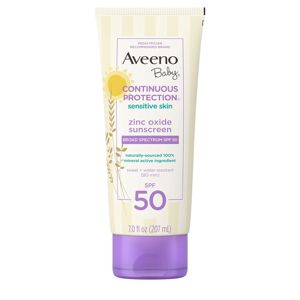 Aveeno Baby Mineral Sunscreen Lotion SPF 50 Review