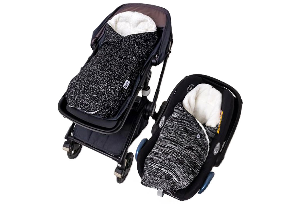 Cocoon blankets for car seats and prams