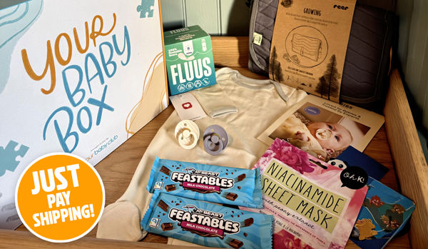 FREE limited edition baby box, worth over £70!