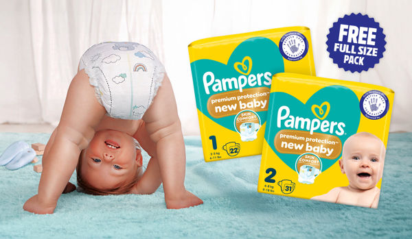FREE full size pack of Pampers!