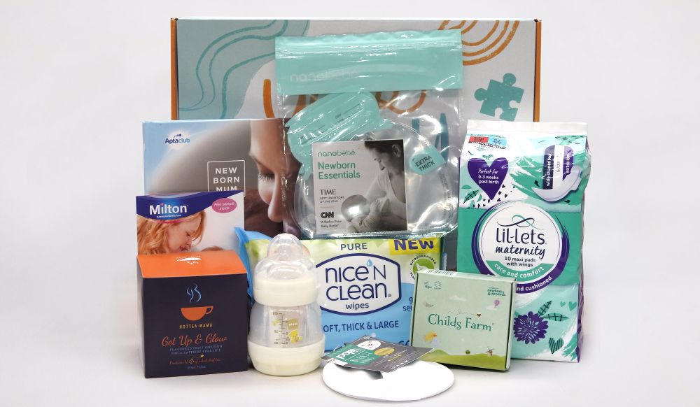 Free baby sample store box free shipping