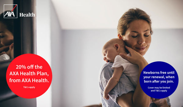 Save 20% on healthcare cover from AXA Health^