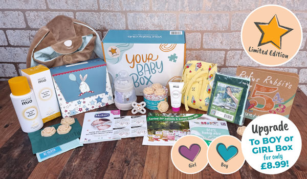 FREE limited edition baby box, worth over £70!