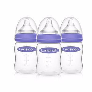 Lansinoh Breastfeeding Baby Bottles, 3 Count with Slow Flow Nipples Review