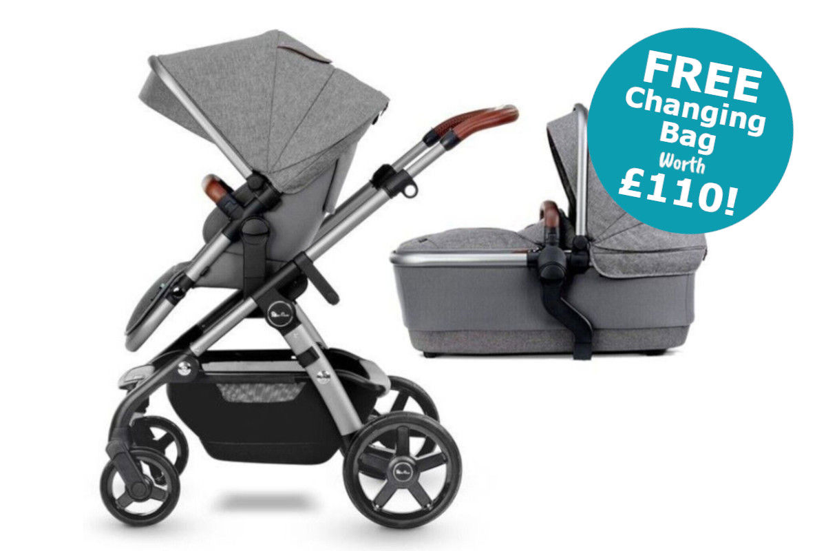 Silver Cross Wave Pram and Pushchair
