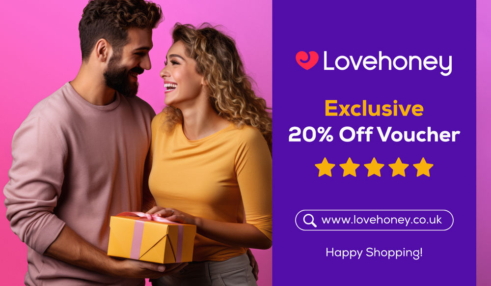 Exclusive 20% off Lovehoney plus access to offers, giveaways and more!