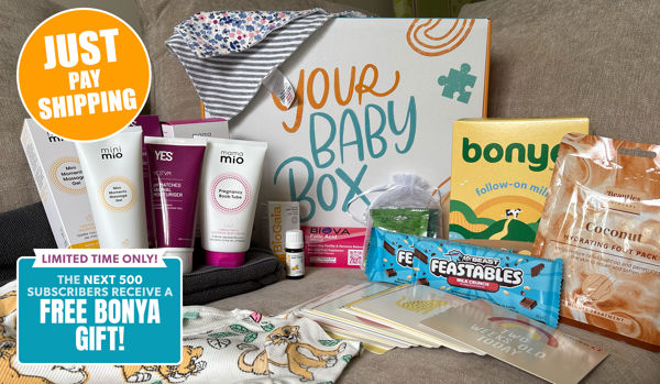 FREE limited edition baby box, worth over £70!